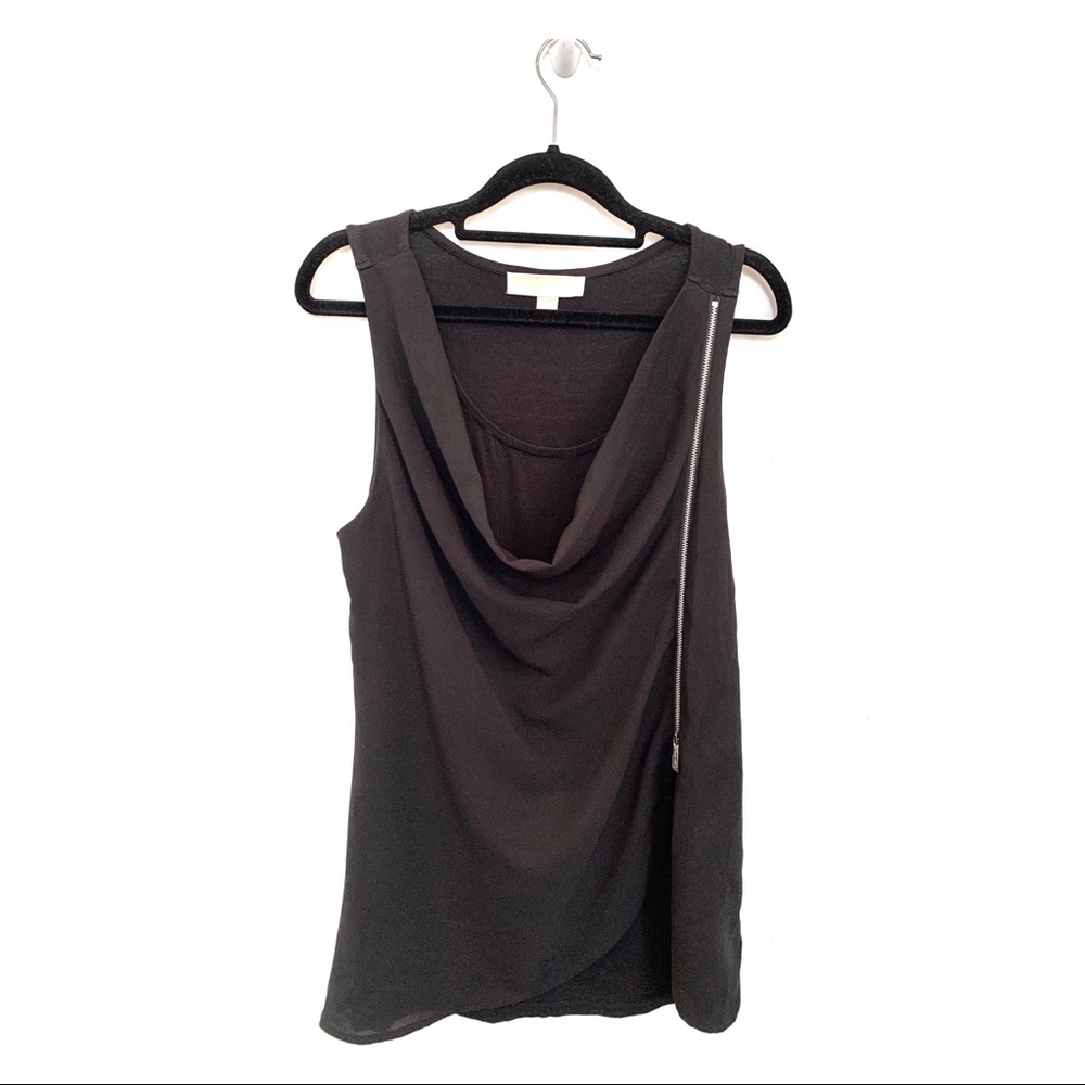 Michael Kors - Black Zipper Top